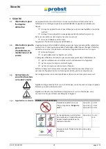 Предварительный просмотр 169 страницы probst 52400043 Operating Instructions Manual