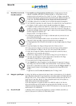 Предварительный просмотр 173 страницы probst 52400043 Operating Instructions Manual