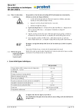 Предварительный просмотр 175 страницы probst 52400043 Operating Instructions Manual