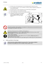 Preview for 28 page of probst 52400045 Operating Instructions Manual