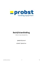 Preview for 123 page of probst 52400045 Operating Instructions Manual