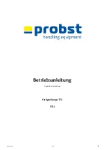 Предварительный просмотр 5 страницы probst 5310.0120 Operating Instructions Manual