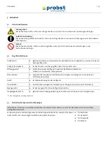 Предварительный просмотр 11 страницы probst 5310.0120 Operating Instructions Manual