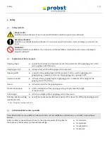 Предварительный просмотр 31 страницы probst 5310.0120 Operating Instructions Manual