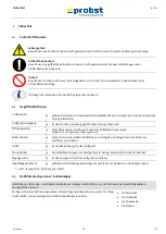 Preview for 8 page of probst 5310.0256 Operating Instructions Manual