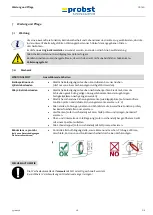 Preview for 22 page of probst 5310.0256 Operating Instructions Manual