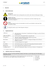 Preview for 8 page of probst 5310.0362 Operating Instructions Manual