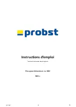 Предварительный просмотр 61 страницы probst 53100347 Operating Instructions Manual