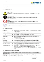 Предварительный просмотр 9 страницы probst 53100370 Operating Instructions Manual