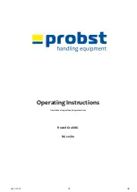 Preview for 25 page of probst 5450.0002 Operating Instructions Manual