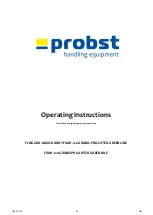 Предварительный просмотр 19 страницы probst 58500014 Operating Instructions Manual