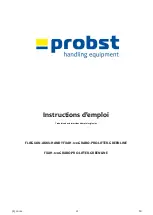 Предварительный просмотр 35 страницы probst 58500014 Operating Instructions Manual