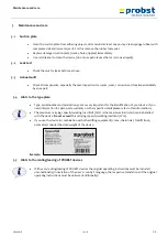 Preview for 32 page of probst 58500016 Operating Instructions Manual