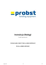 Preview for 67 page of probst 58500016 Operating Instructions Manual