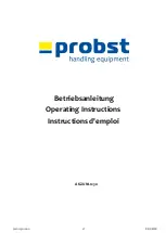 probst AKZ-UNI-1230 Operating Instructions Manual preview