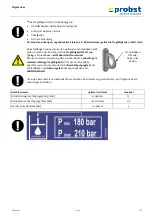 Предварительный просмотр 18 страницы probst AKZ-UNI-H Operating Instructions Manual