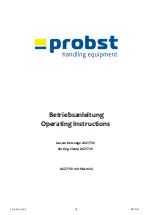 probst ASZ Operating Instructions Manual предпросмотр