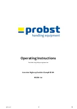 Предварительный просмотр 27 страницы probst BSZ-KH Series Operating Instructions Manual