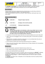 Preview for 29 page of probst EASYFILL EF-H Operating Instructions Manual