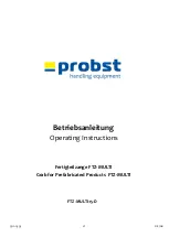 Предварительный просмотр 1 страницы probst FTZ-MULTI Operating Instructions Manual