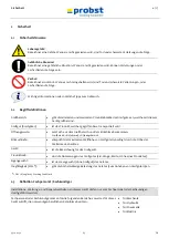 Preview for 8 page of probst FVZ-UNI Operating Instructions Manual