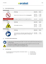 Предварительный просмотр 10 страницы probst HVZ-LIGHT Operating Instructions Manual