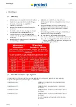 Preview for 19 page of probst Jumbo JWK-80/250-4 EU Operating Instructions Manual