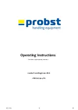 Предварительный просмотр 53 страницы probst Jumbo JWK-80/250-4 EU Operating Instructions Manual