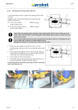 Предварительный просмотр 71 страницы probst Jumbo JWK-80/250-4 EU Operating Instructions Manual