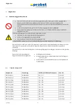 Preview for 8 page of probst KKV-200 Operating Instructions Manual