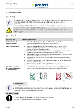 Preview for 20 page of probst KKV-200 Operating Instructions Manual