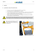 Preview for 46 page of probst Scissor Grab SG Operating Instructions Manual