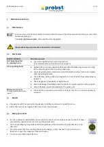 Preview for 37 page of probst SDH-H Series Operating Instructions Manual