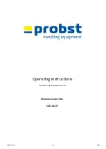 Предварительный просмотр 25 страницы probst SDH-LIGHT Operating Instructions Manual