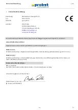 Preview for 7 page of probst SG-80-PGL2-A Operating Instructions Manual