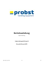 Preview for 5 page of probst SH-3500-B Operating Instructions Manual