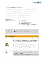 Preview for 15 page of probst SH-3500-B Operating Instructions Manual