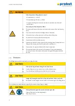 Preview for 124 page of probst SH-3500-B Operating Instructions Manual