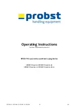 Предварительный просмотр 49 страницы probst SPEEDY VS-140/200 Operating Instructions Manual