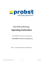 Предварительный просмотр 1 страницы probst STONEMAGNET SM-600 Operating Instructions Manual