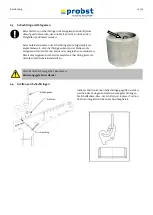 Предварительный просмотр 20 страницы probst SVZ-UNI Series Operating Instructions Manual