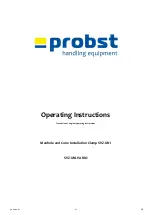 Предварительный просмотр 33 страницы probst SVZ-UNI Series Operating Instructions Manual