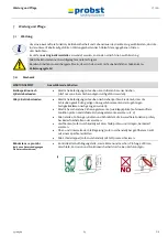 Предварительный просмотр 21 страницы probst TSZ-MAXI Operating Instructions Manual