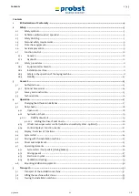 Preview for 3 page of probst VM-301-KJ-GREENLINE Operating Instructions Manual