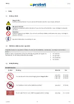 Preview for 6 page of probst VM-301-KJ-GREENLINE Operating Instructions Manual