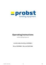 Предварительный просмотр 1 страницы probst VM-301-KJ-PAVERMAX Operating Instructions Manual