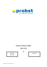 probst VPH-150 Manual предпросмотр