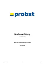 Предварительный просмотр 5 страницы probst VZ-H-UNI-KV Operating Instructions Manual