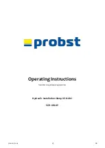 Предварительный просмотр 33 страницы probst VZ-H-UNI-KV Operating Instructions Manual