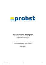 Предварительный просмотр 61 страницы probst VZ-H-UNI-KV Operating Instructions Manual